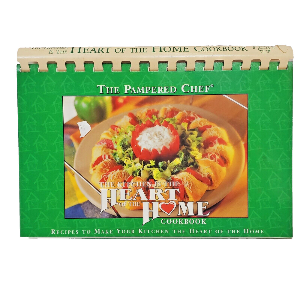 Pampered Chef Y2K The Kitchen Is The Heart Of The Home Cookbook Cooking Book 90s
